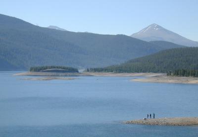 Dillon reservoir on Sunday morning
