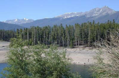 Dillon reservoir on Sunday morning