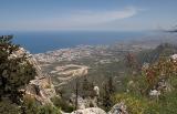 Girne (Kyrenia) from St. Hillarion
