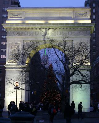 Washington Square Arch New Year's Eve