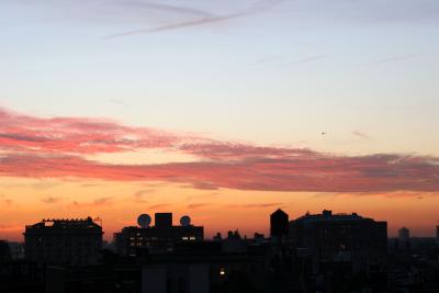 Sunset Over Greenwich Village NY & New Jersey