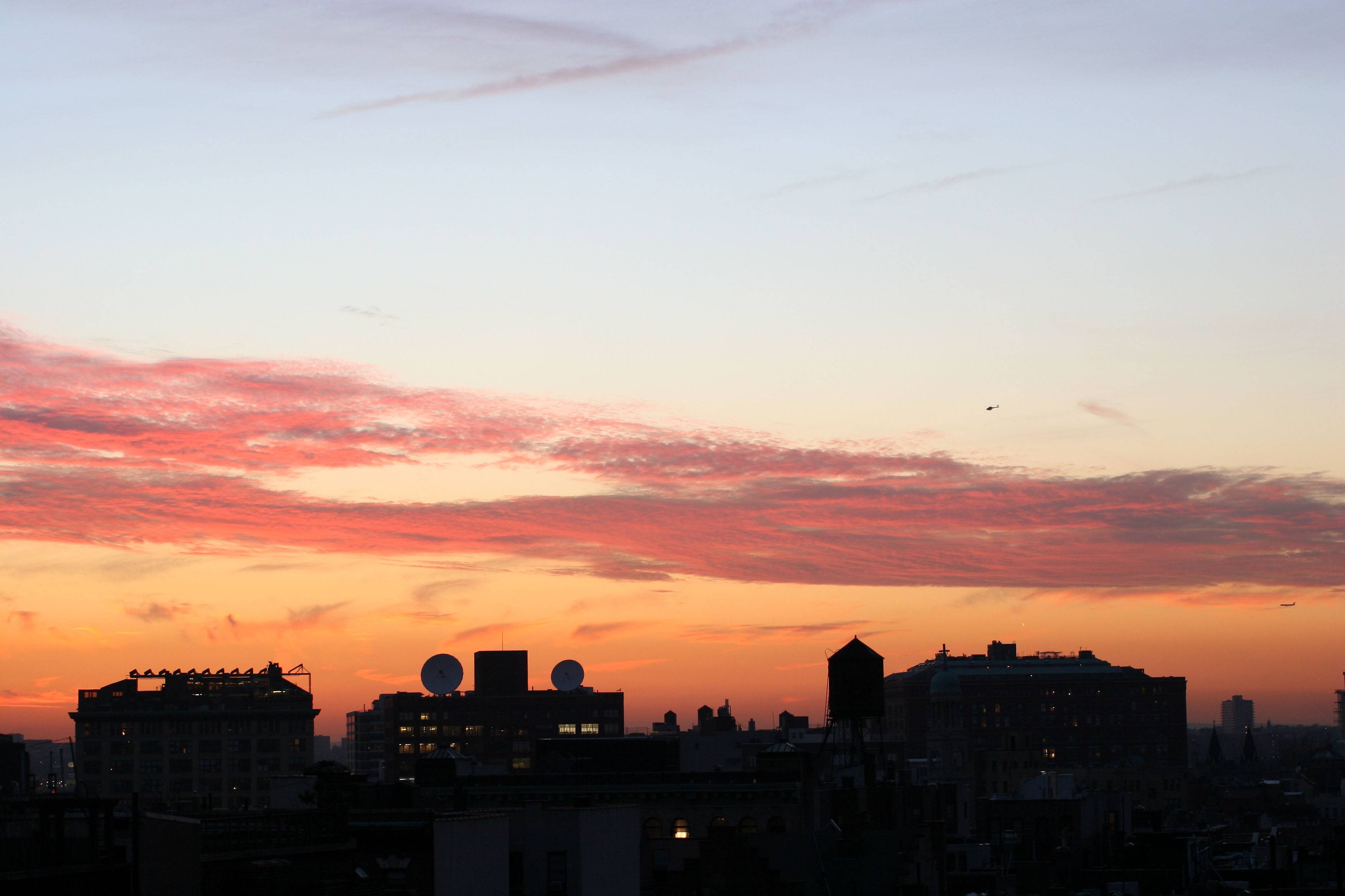 Sunset Over Greenwich Village NY & New Jersey