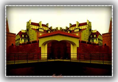 Mirrored Bridge to Old Town