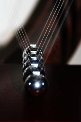 hanging silver balls