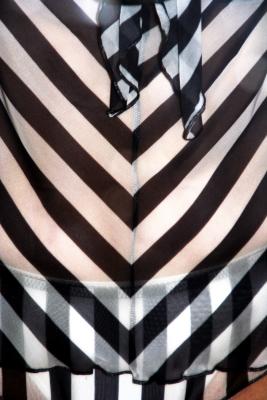 black and white