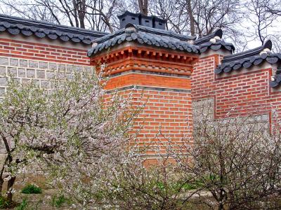 Old Chimney at Gyeongbok Palace in Seoul