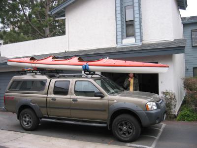Mark's kayak & new truck