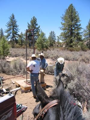 Werner's drilling operation-1st try