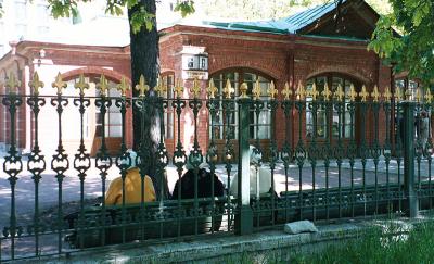 Fence surrounding Peter the Great's cottage