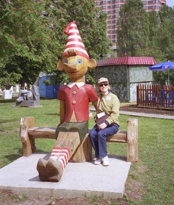 Pinocchio and friend, Art Park