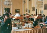 Breakfast buffet at the Hotel Ukraina