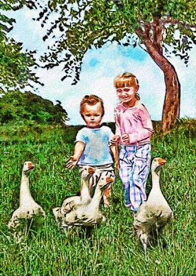Geese and Kids