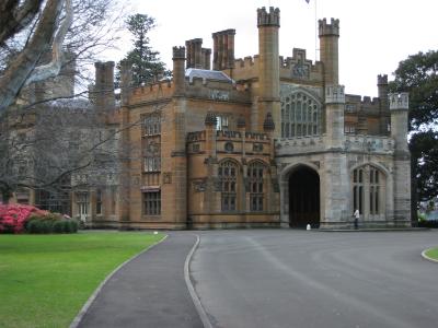 Government House in the Domain.
