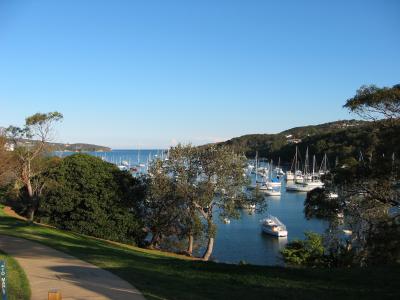 Boats moored at Manly.