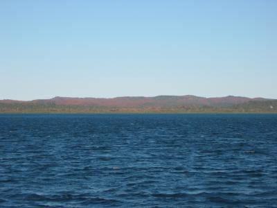 Fraser Island from the ferry.