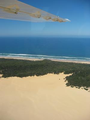 Sand blow, Fraser Island.