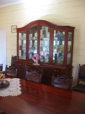 China cabinet.