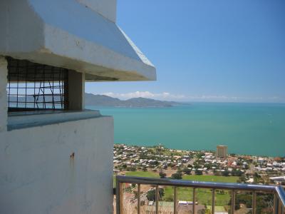 WWII bunker and Magnetic Island.