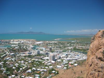 Downtown Townsville from Castle Hill.