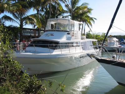 The tour boat we took out to the reef.