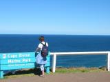 Cherrie at Cape Byron.