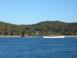 Approach to the resort on Fraser Island.