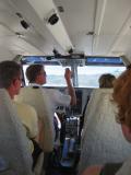 Taking off for a 20 minute flight from the beach, Fraser Island.