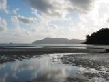 Low tide and Dunk Island.