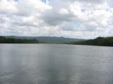 Crossing the Daintree River on the Ferry.