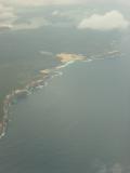 Coast south of Botany Bay on approach to Sydney airport.