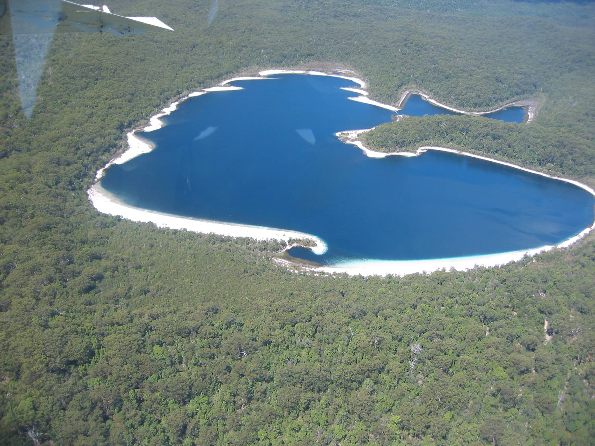 Perched lake.