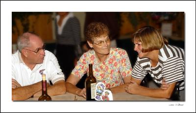 Wente wine at an Oktoberfest?  You must be from Livermore!