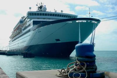 Cruise ship in Key West