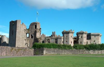 Raglan Castle, South Wales.