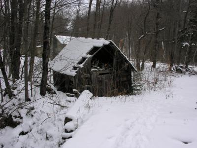 Old Shed from bridge