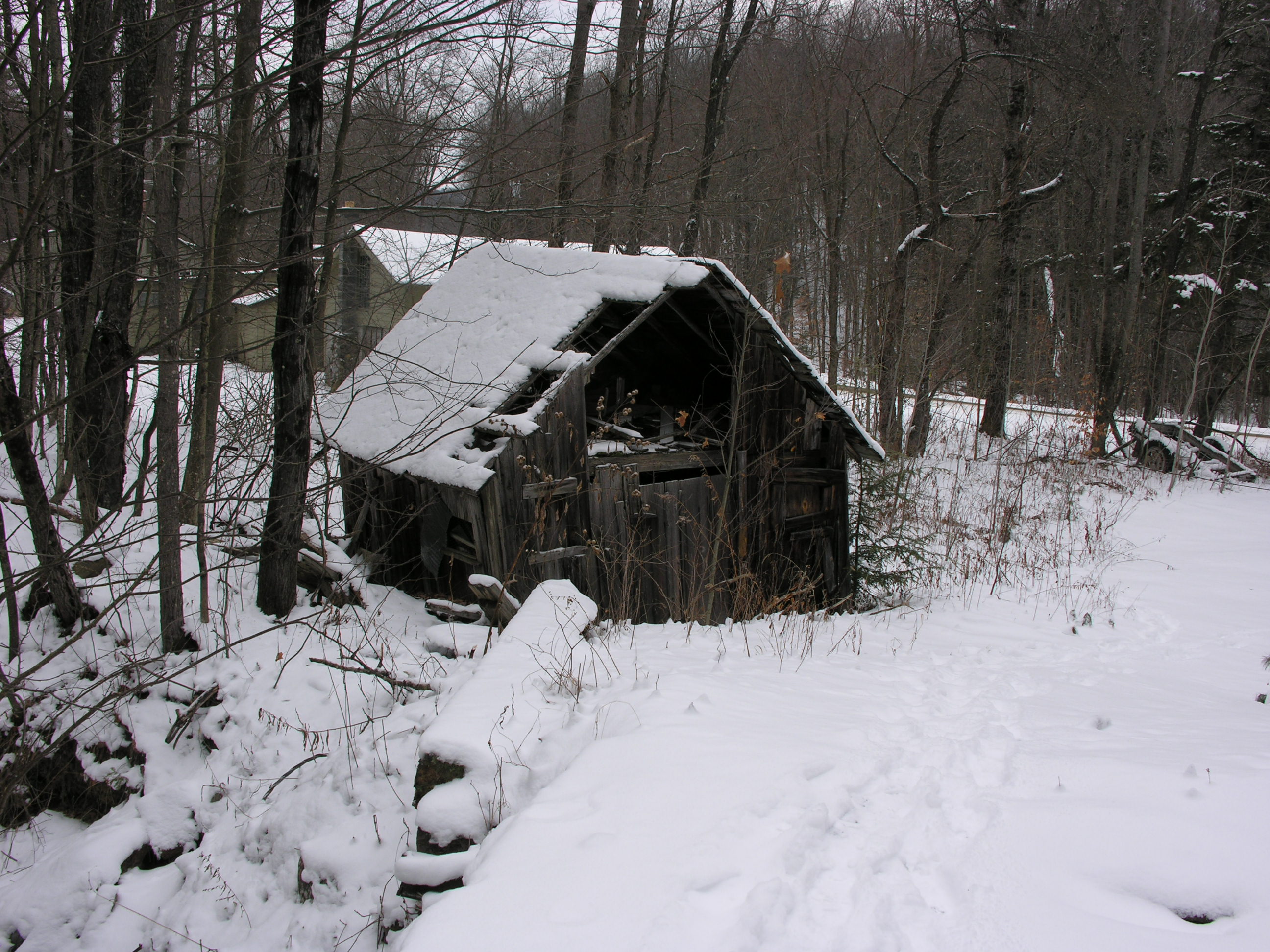 Old Shed from bridge