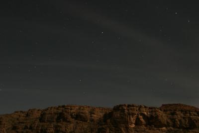 Moonlit cliffs