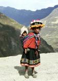 Quechua Inca Indian Girl-Pisac, Peru