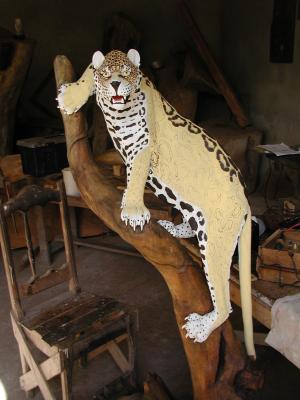 Carved Leopard
