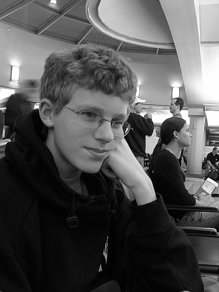 at the airport