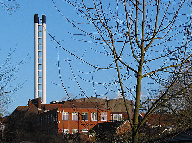 Brewery chimneys