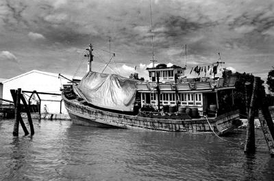Fishing Boat of Mekong River