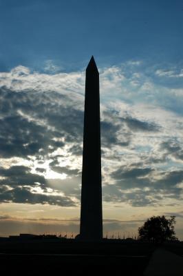 Sunrise at Washington Memorial    2158