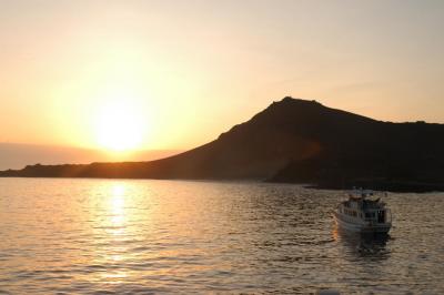 sunrise over the Galapagos