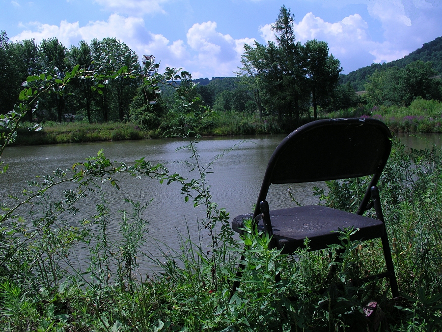 Looking Across the Lake Pavilion Side