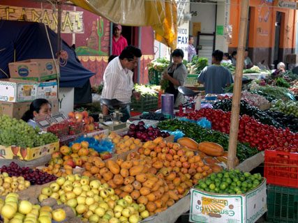 Vegetables at Aquismon Market