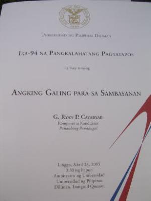 Program used