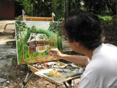 Artist in Kampung Buangkok (IMG_0083.JPG)