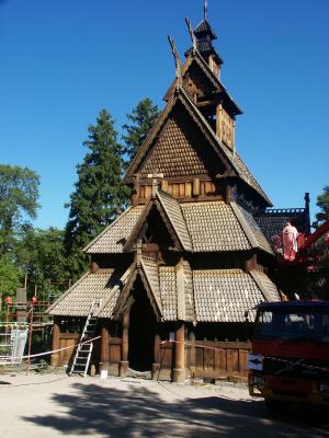 Old church in the Norsk Folksmuseum