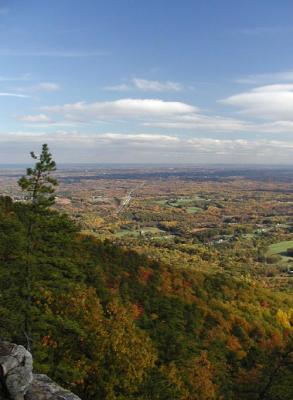 View from Little Pinnacle on Pilot Mountain